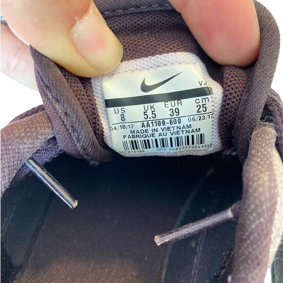 NIKE Air Max Thea Sneakers Athletic Lifestyle Purple Bronze Rose Gold Size 8 - Picture 7 of 7